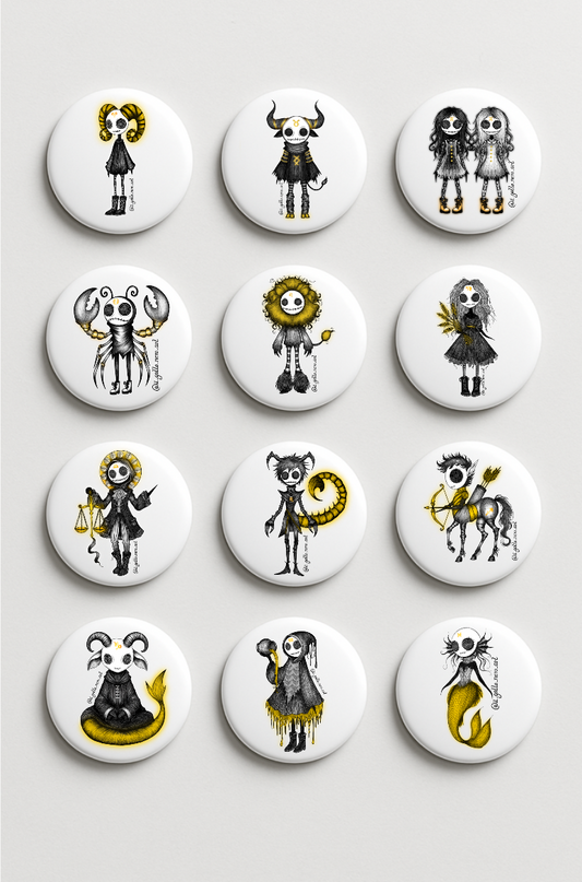 Zodiac Buttons