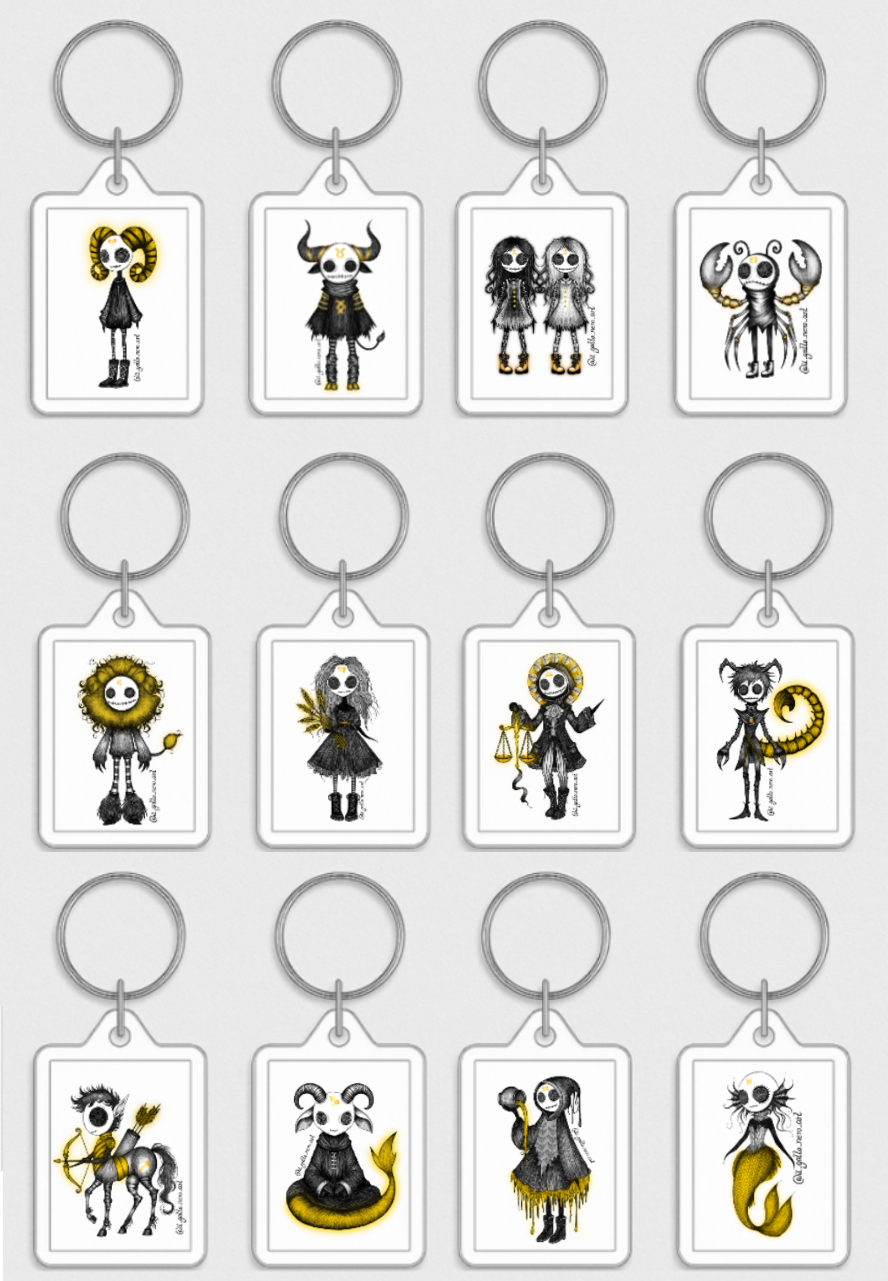 Zodiac Schlüsselanhänger
