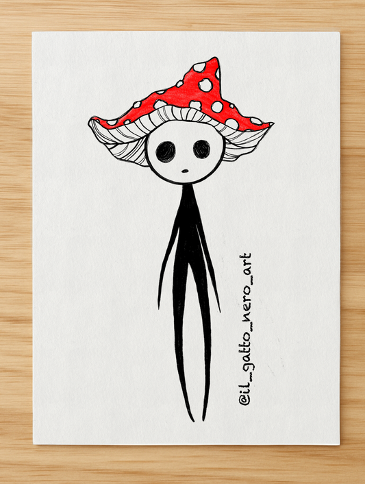 Postkarte "Toadstool"