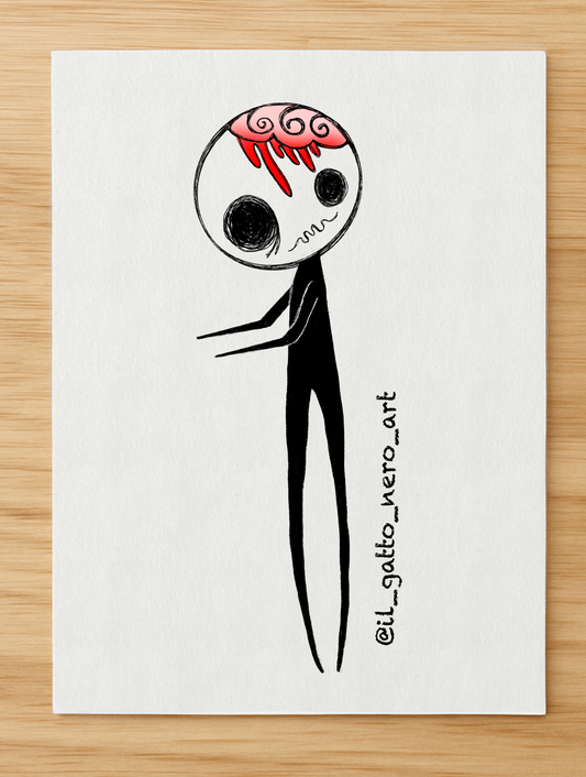 Postkarte "Zombie"